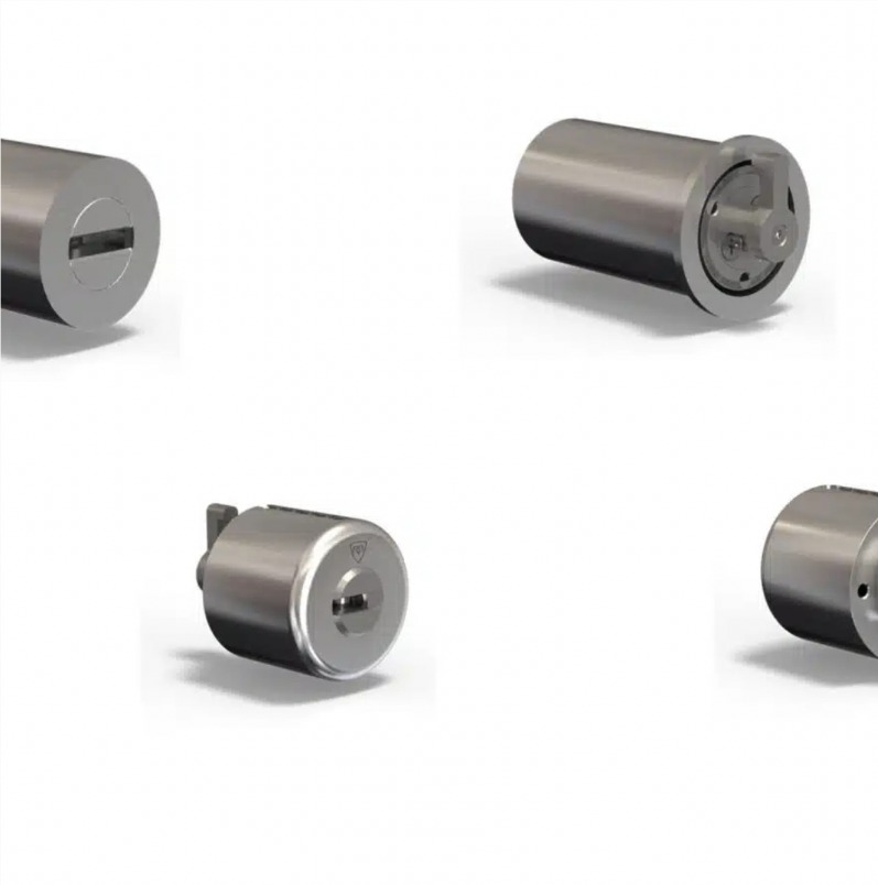 Cylindre adaptable de très haute sûreté CASTOR SECURIER RB-LOCKS, clés à profil protégé et carte de propriété, compatible Pollux 1PT, Pollux 3PTS, Verrou de blocage — en stock à Paris 17e